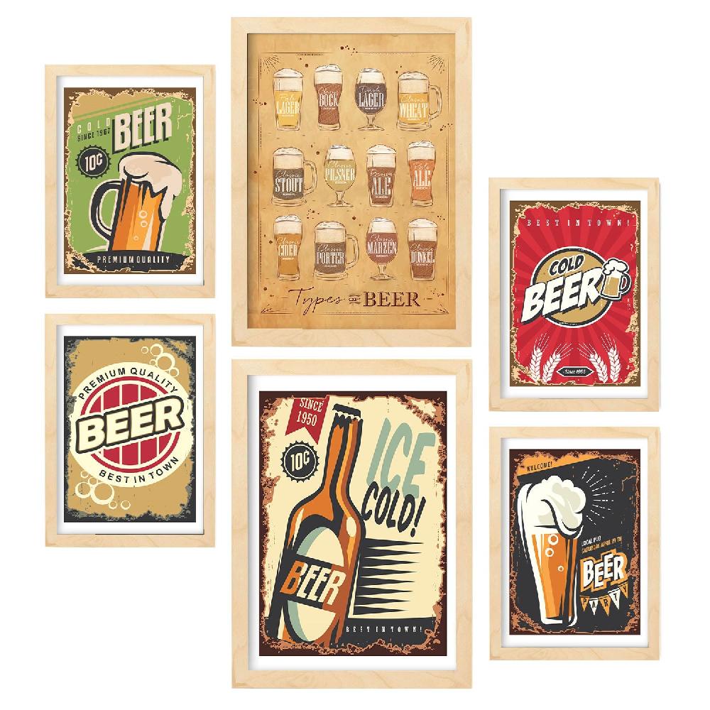 Nacnic Lamina Nacnic Cerveza Para Dormitorio