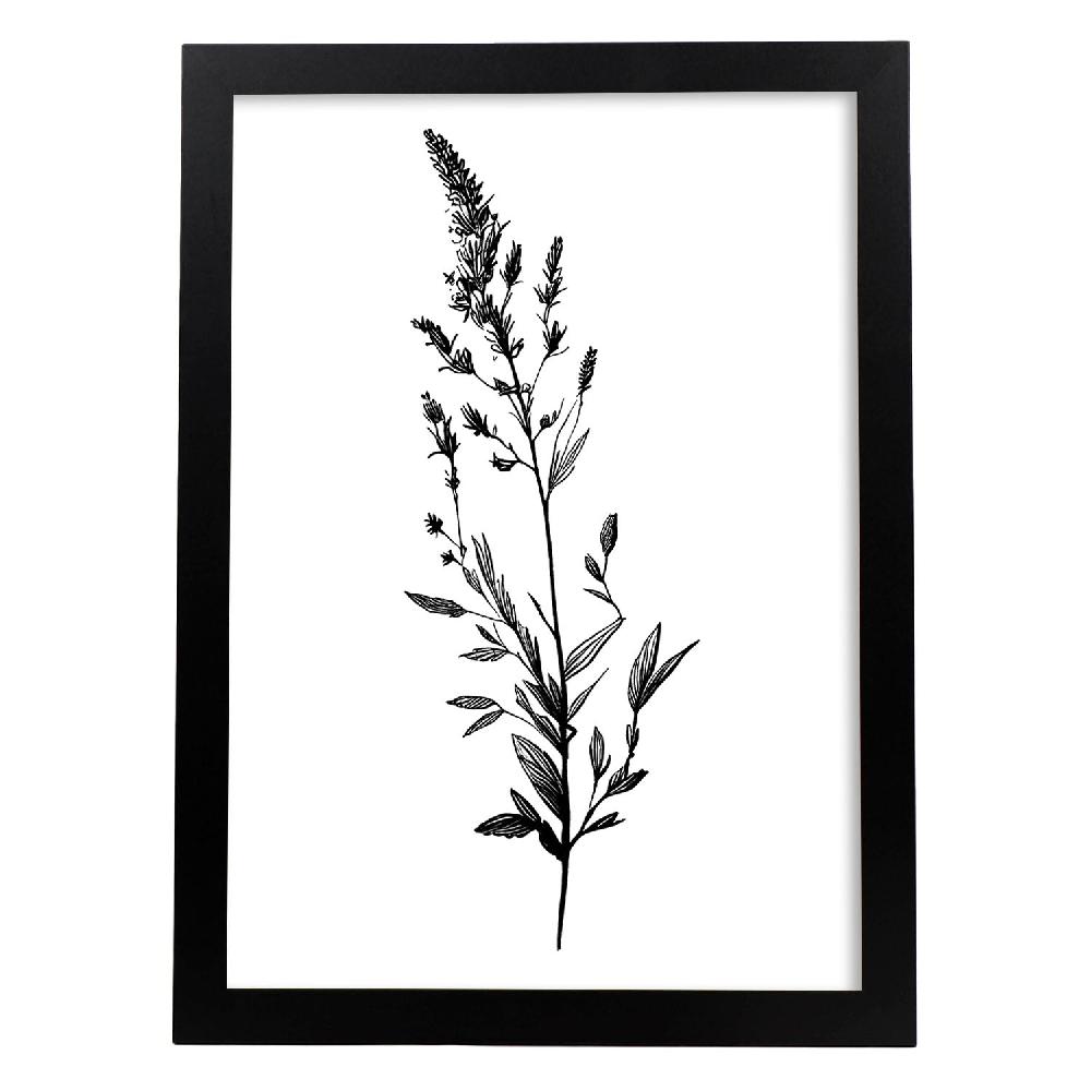 nacnic Lámina Nacnic de Lavanda Arte Minimalista