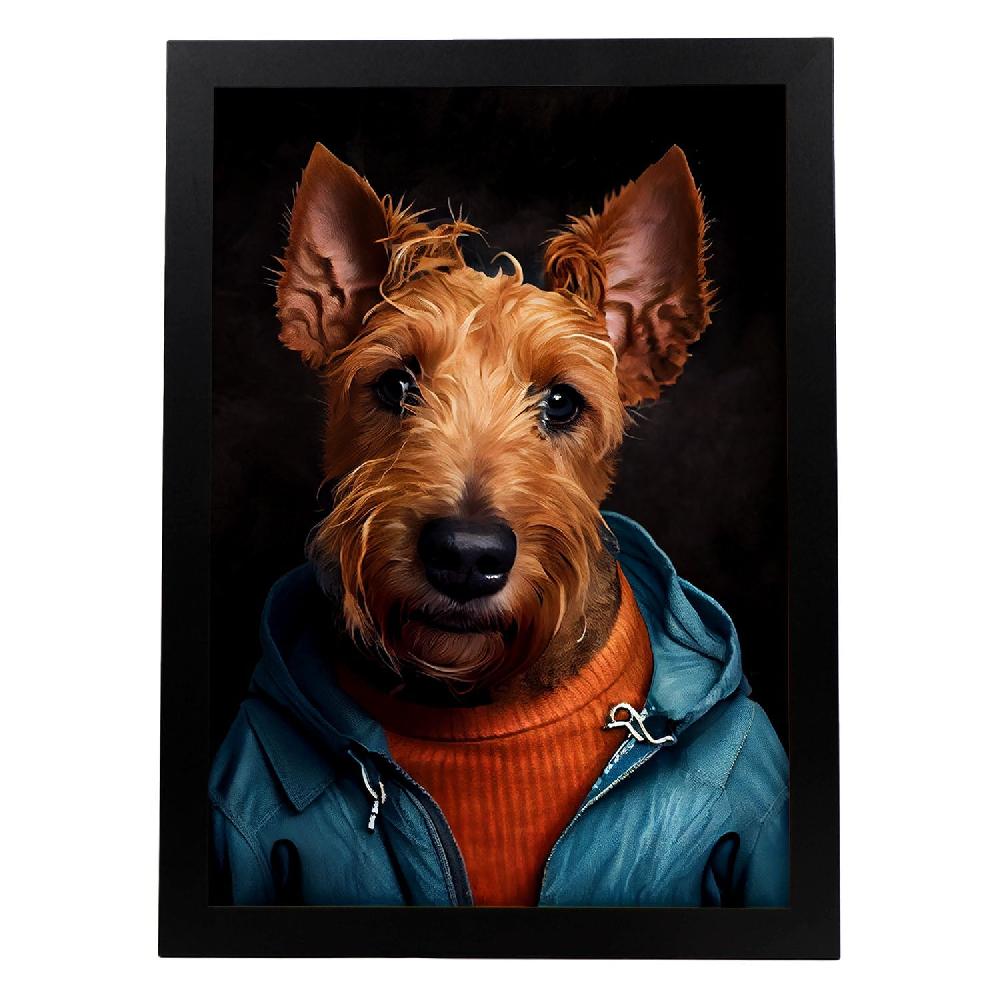 nacnic Lámina Nacnic de Terrier Irlandés Vestido