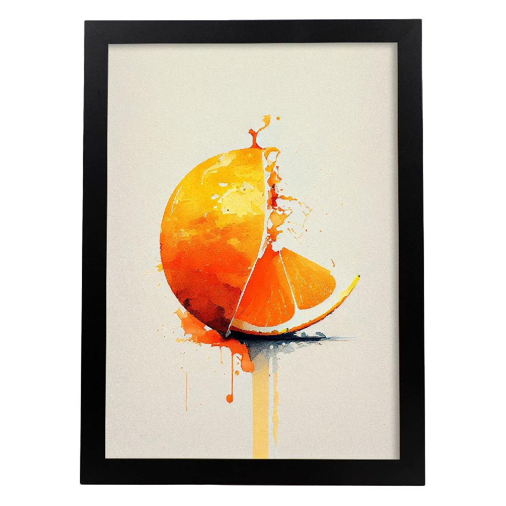 nacnic Lámina Nacnic Minimalista Naranja_1