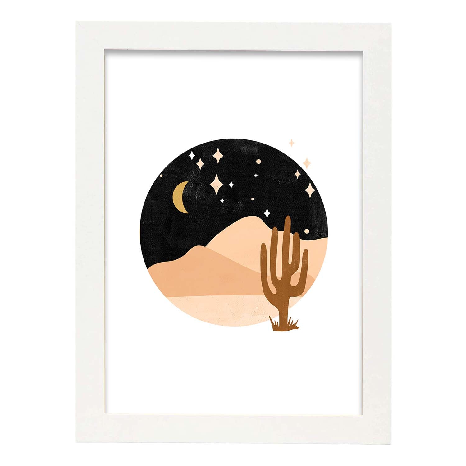 Nacnic Lámina Naturaleza 16 En Tonos Marrones