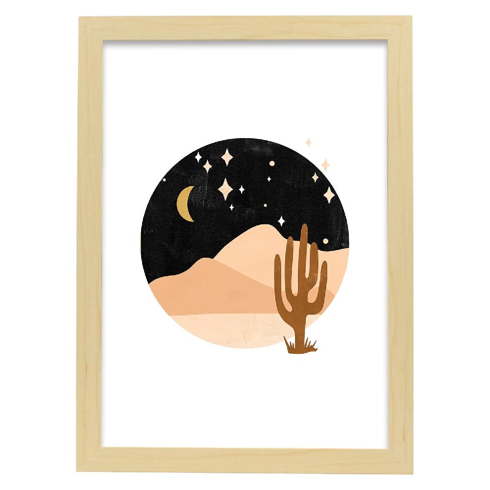 Nacnic Lámina Naturaleza 16 En Tonos Marrones