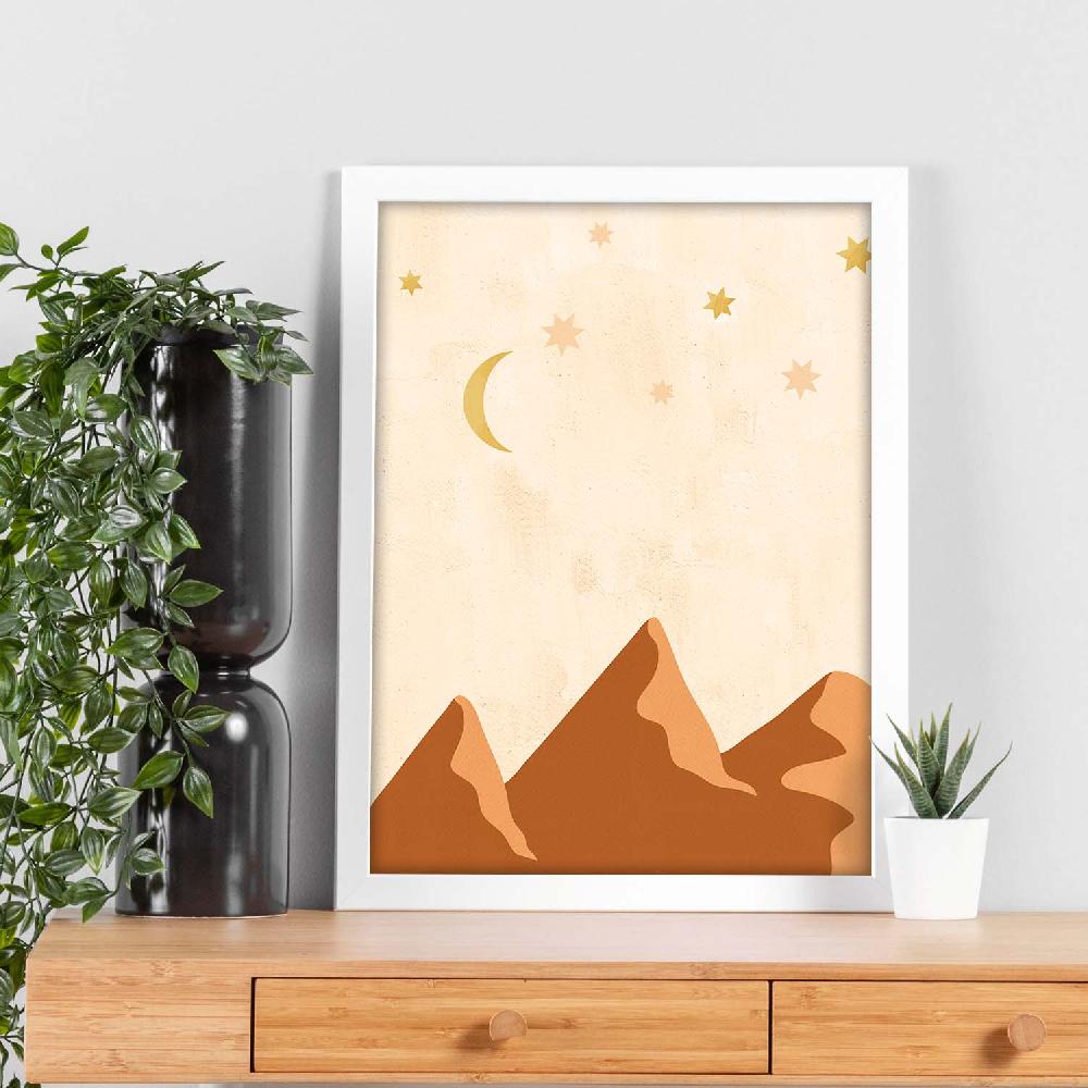 Nacnic Lámina Naturaleza 18 En Tonos Marrones