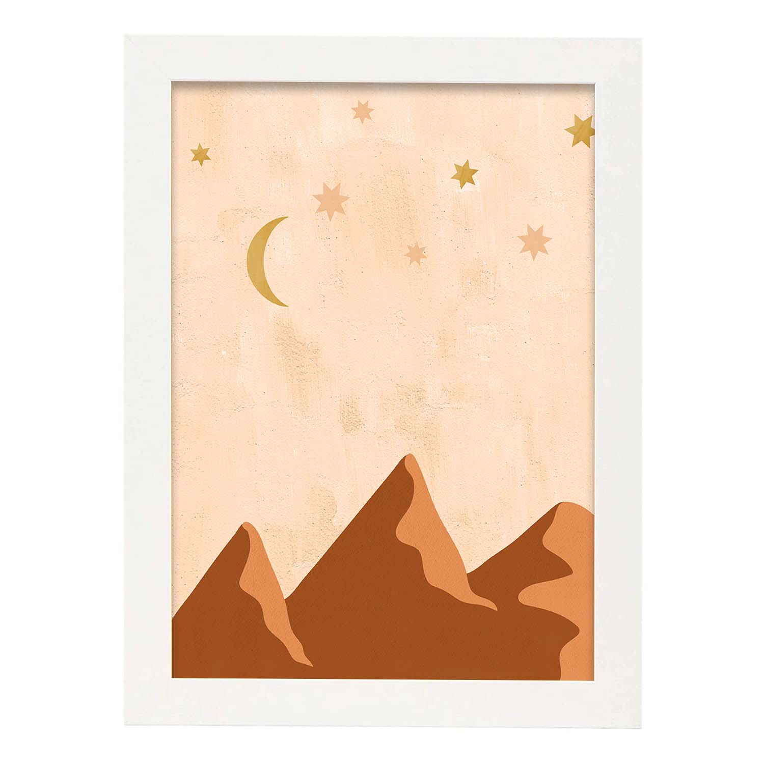 Nacnic Lámina Naturaleza 18 En Tonos Marrones