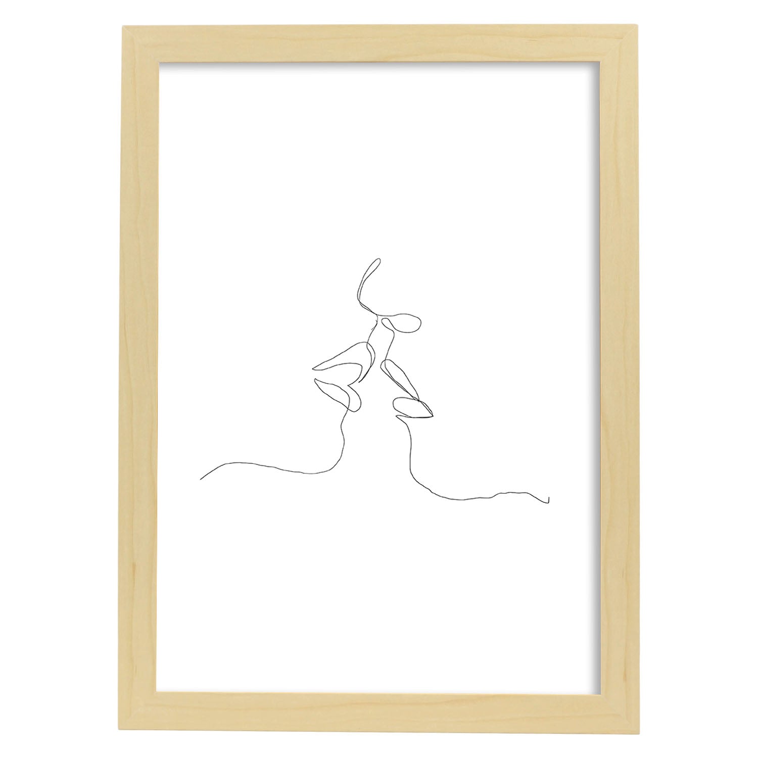 Nacnic Lámina Nórdica De Beso De Pareja