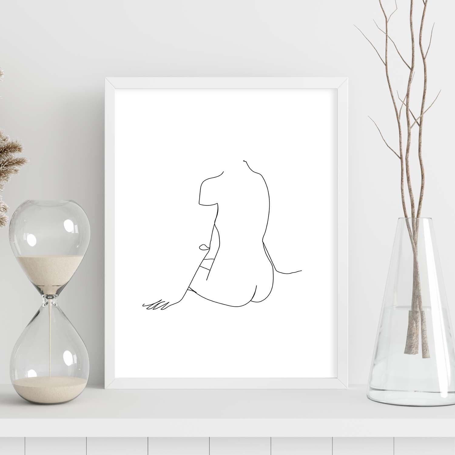 Nacnic Lámina Nordica De Cuerpo Mujer Espalda 2