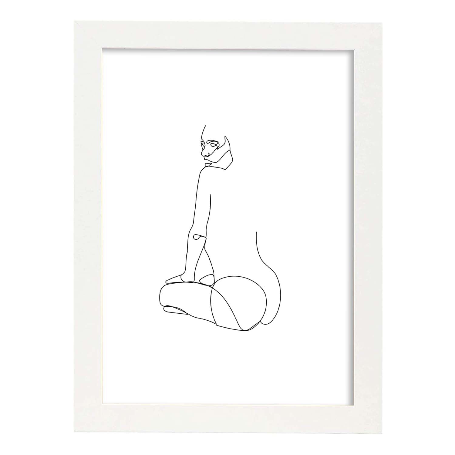 Nacnic Lámina Nórdica De Dibujo De Cuerpo De Mujer