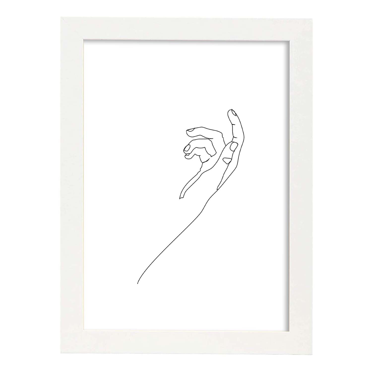 Nacnic Lámina Nordica De Mano Ven A Una Línea