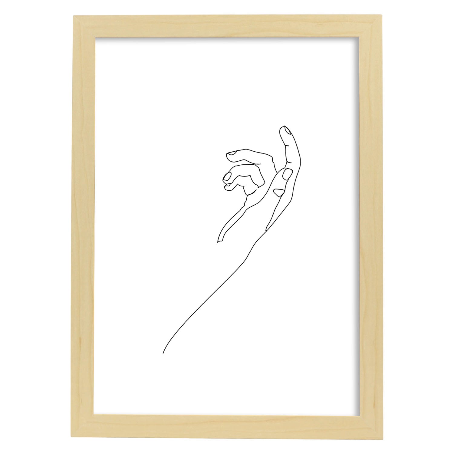 Nacnic Lámina Nordica De Mano Ven A Una Línea