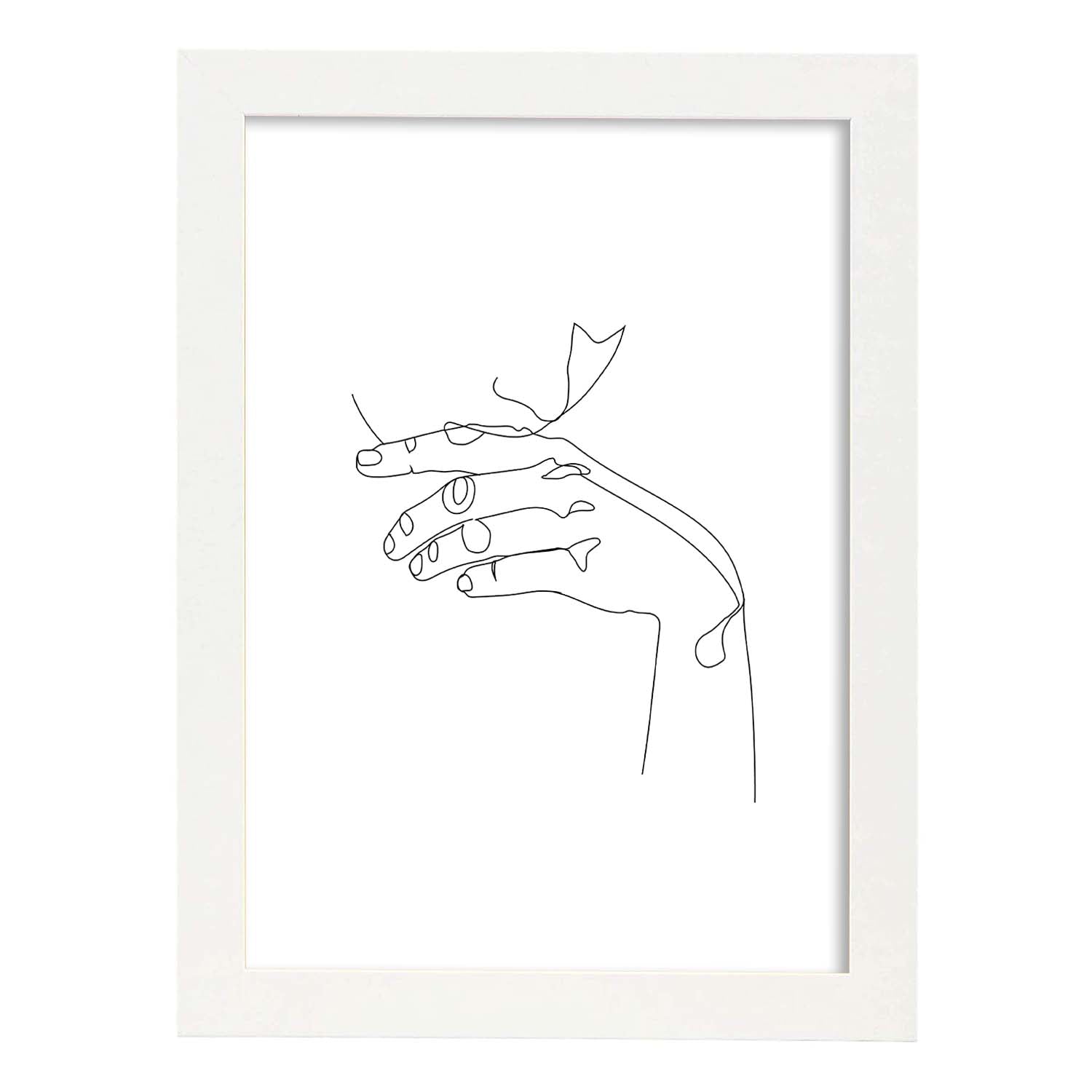 Nacnic Lámina Nórdica De Mujer Soñadora