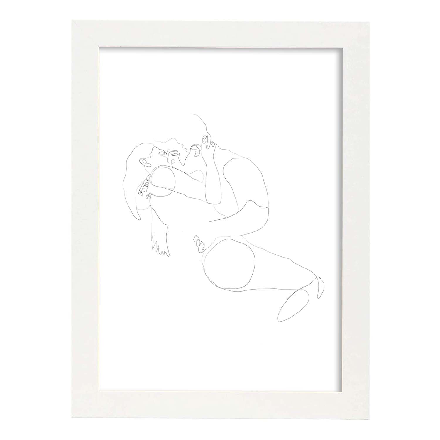 Nacnic Lámina Nórdica De Pareja Abrazada