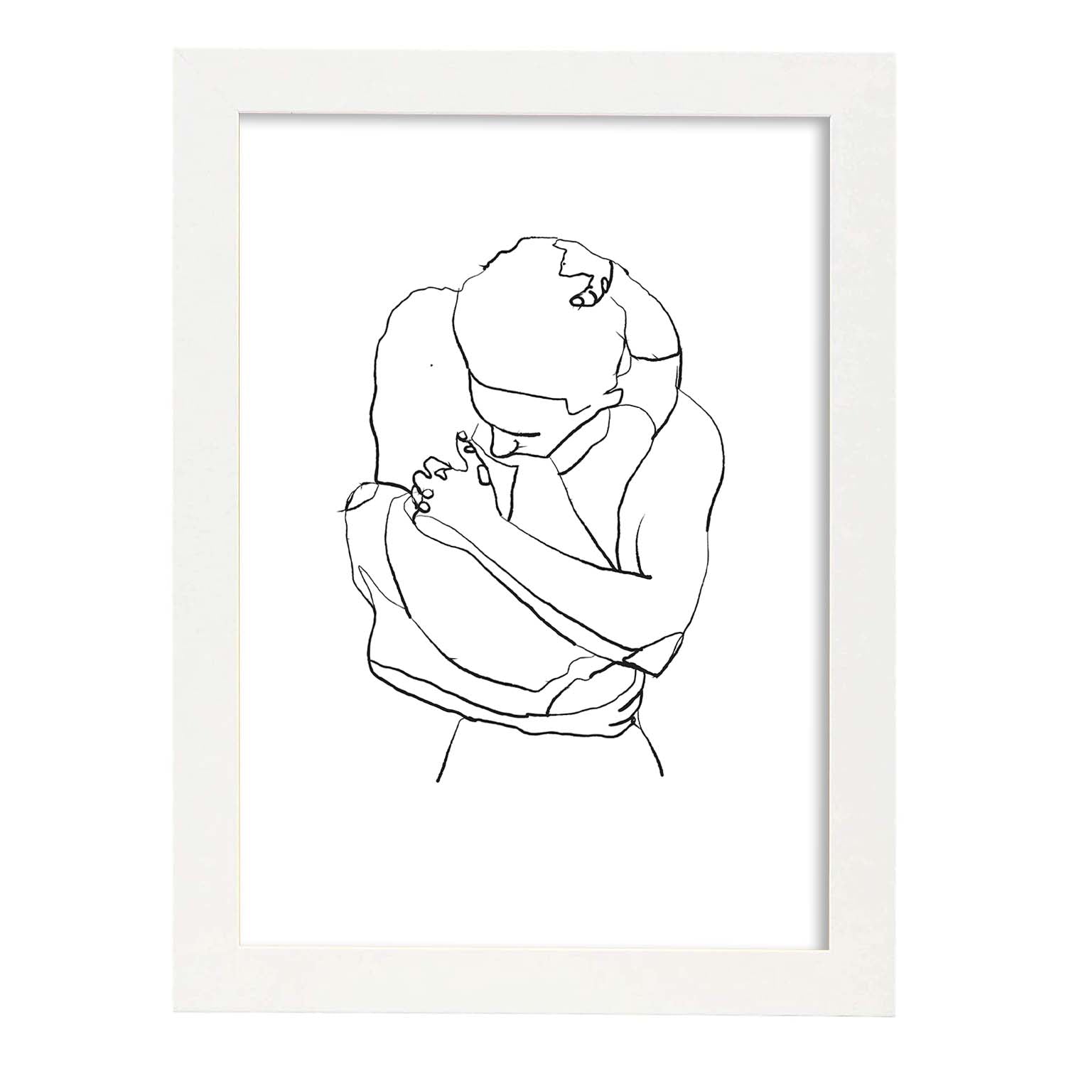 Nacnic Lámina Nórdica De Pareja Abrazo