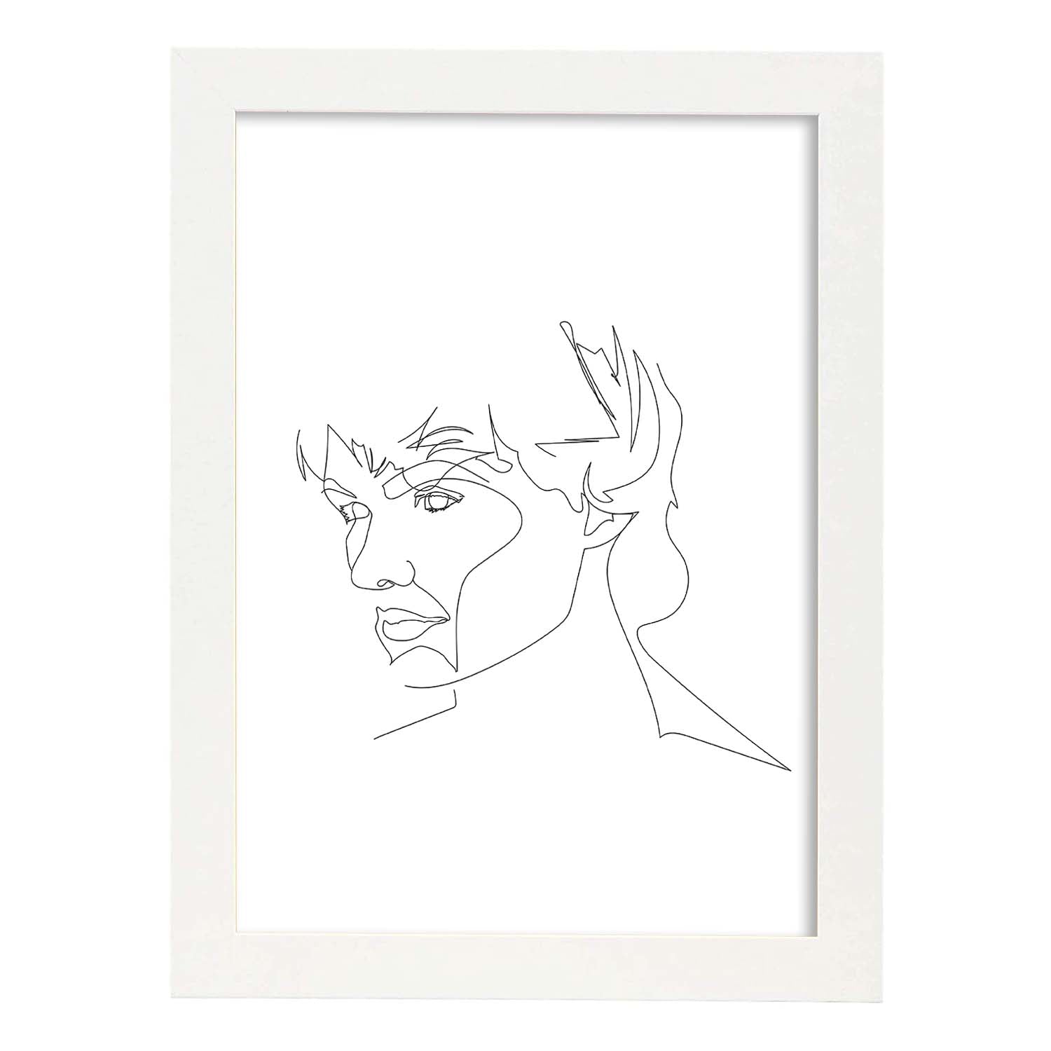 Nacnic Lámina Nordica De Rostro Masculino 8