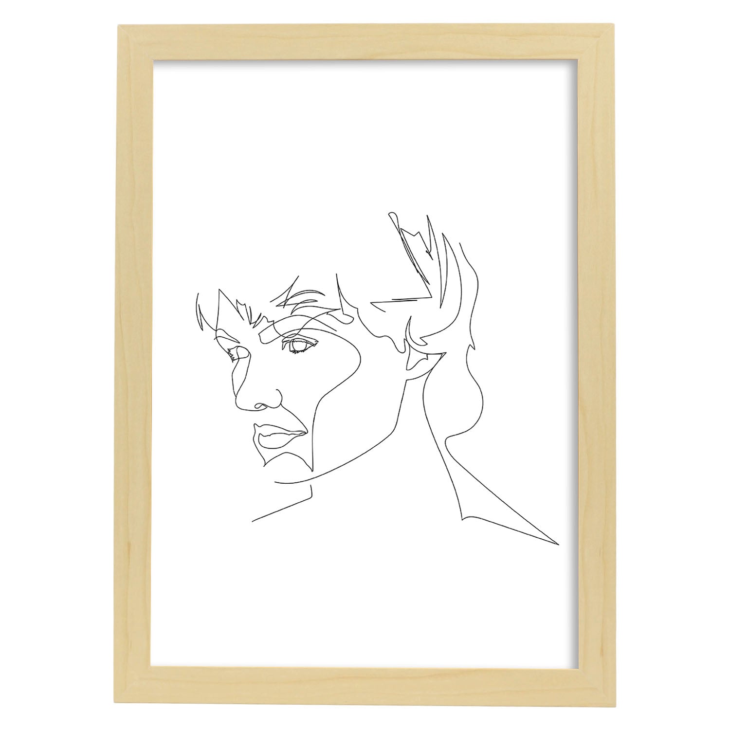 Nacnic Lámina Nordica De Rostro Masculino 8