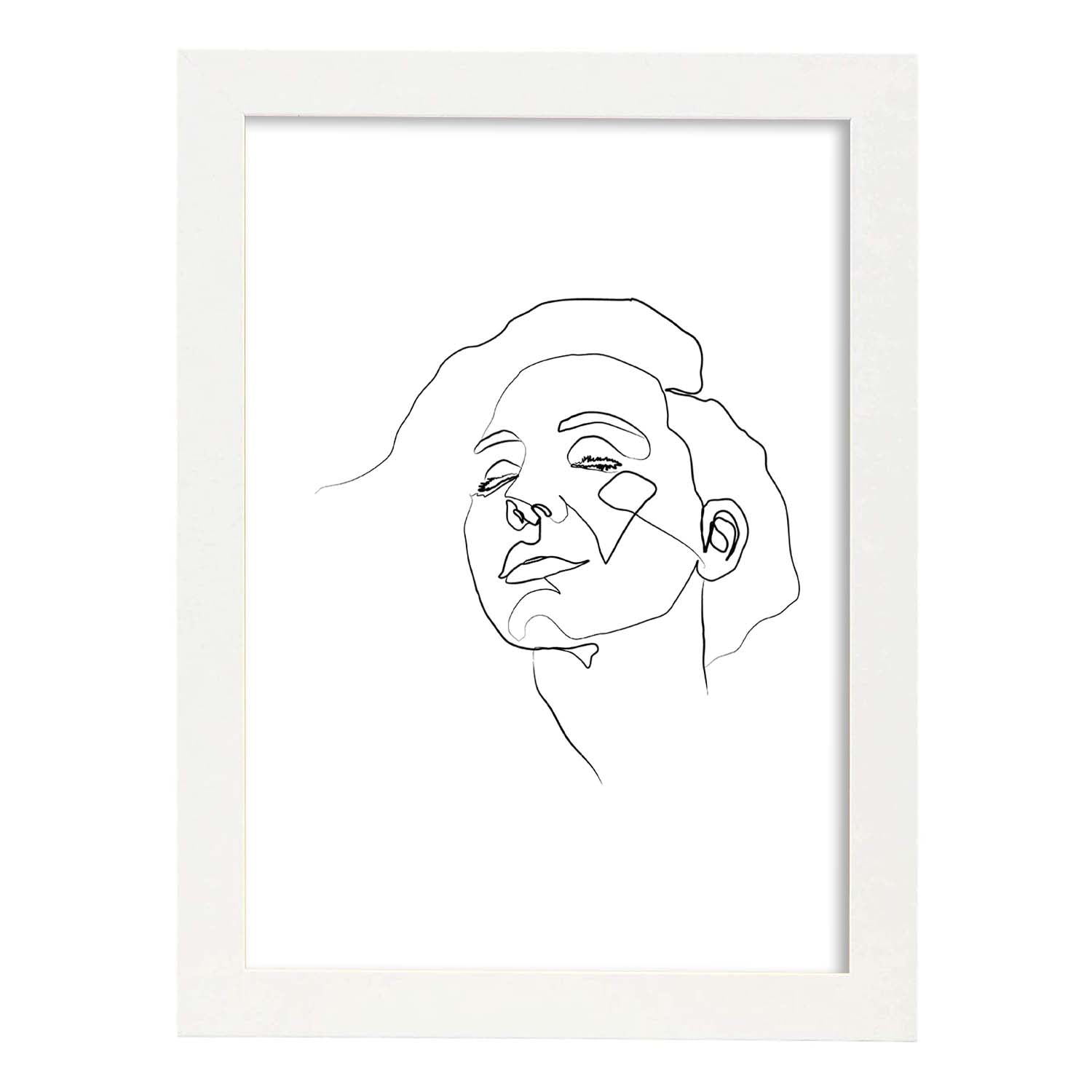 Nacnic Lámina Nórdica De Rostro Mujer 11