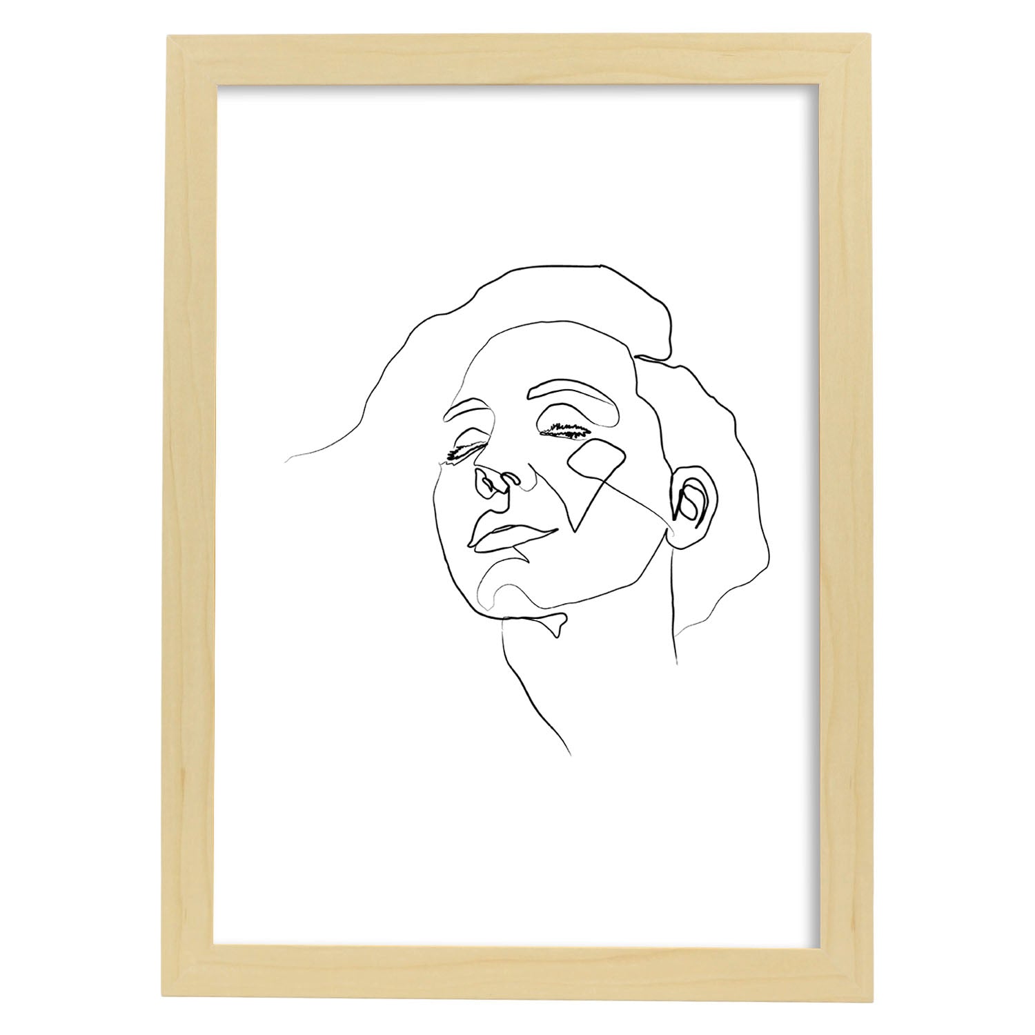 Nacnic Lámina Nórdica De Rostro Mujer 11