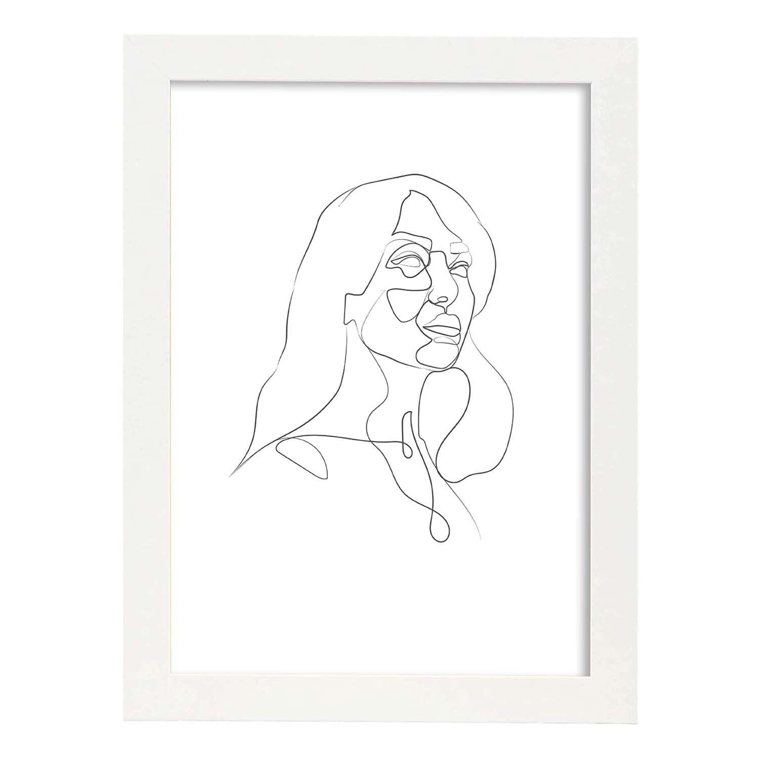 Nacnic Lámina Nórdica De Rostro Mujer 13