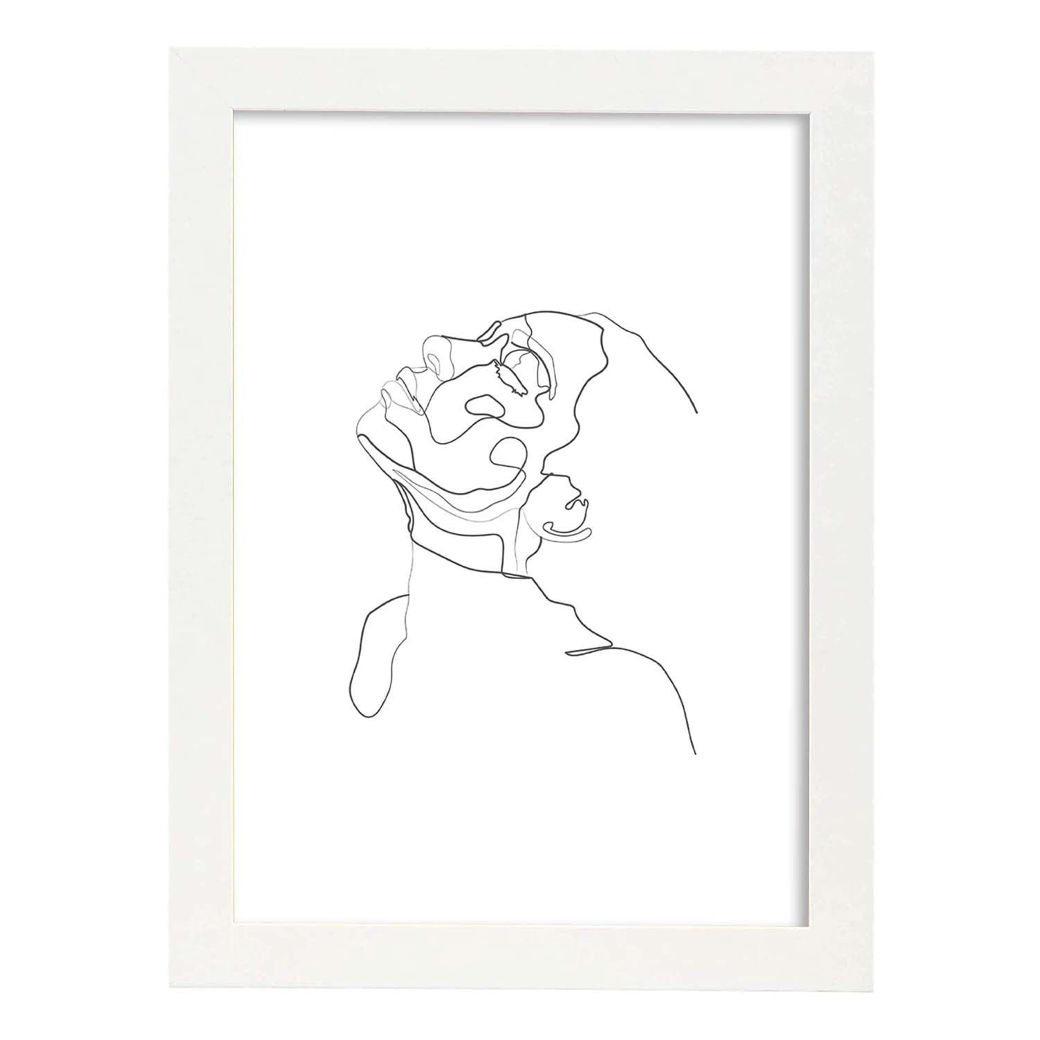 Nacnic Lámina Nordica De Rostro Mujer 19