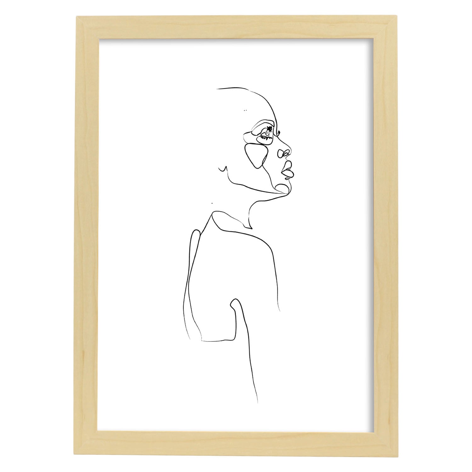 Nacnic Lámina Nordica De Rostro Mujer 2