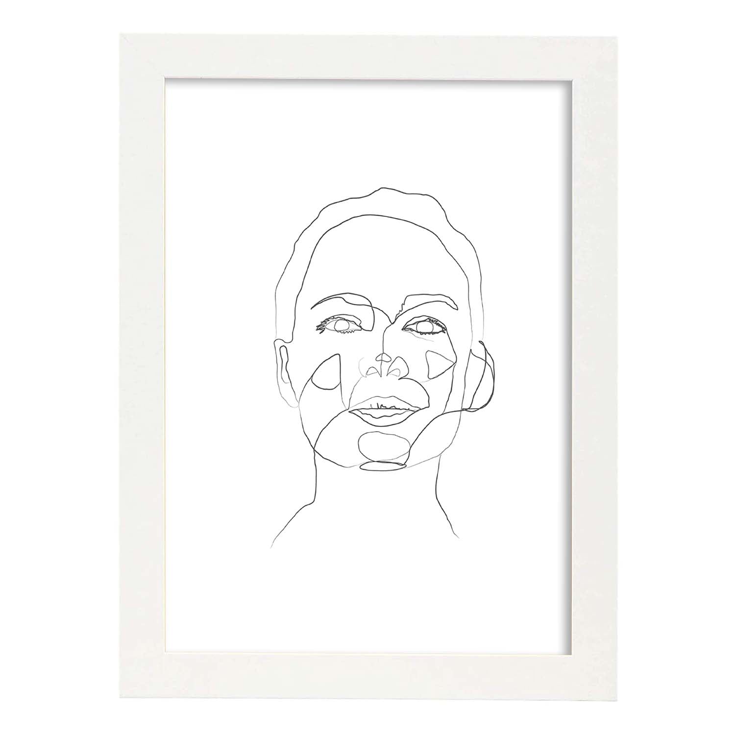 Nacnic Lámina Nórdica De Rostro Mujer 7