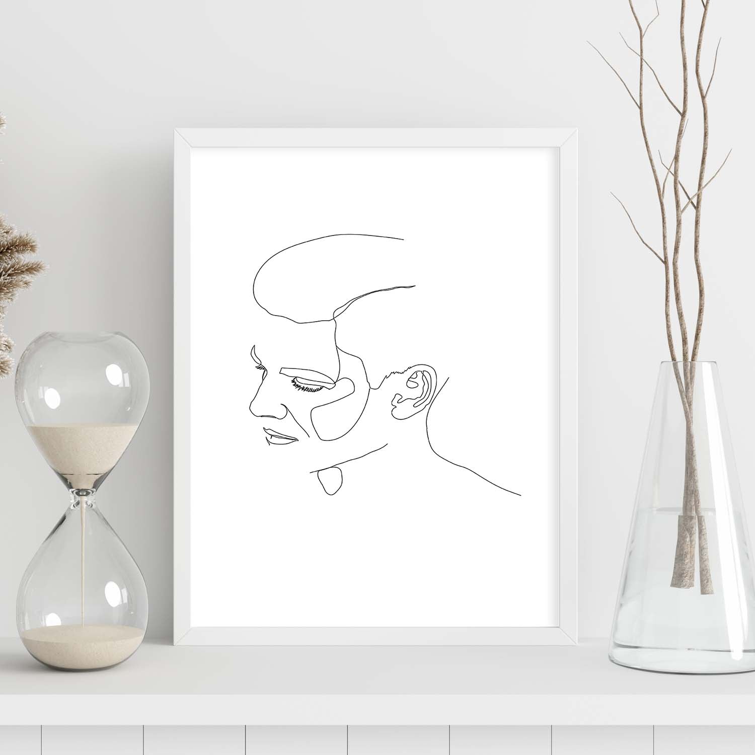 Nacnic Lámina Nórdica Rostro Masculino 6