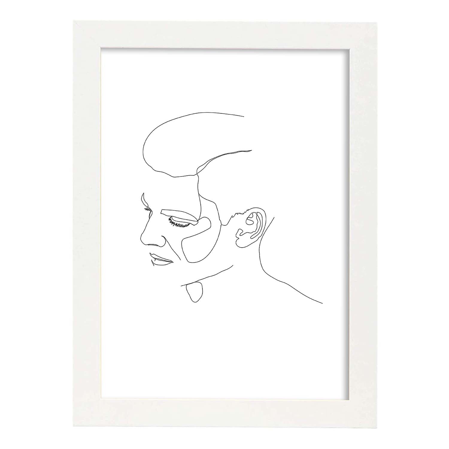 Nacnic Lámina Nórdica Rostro Masculino 6