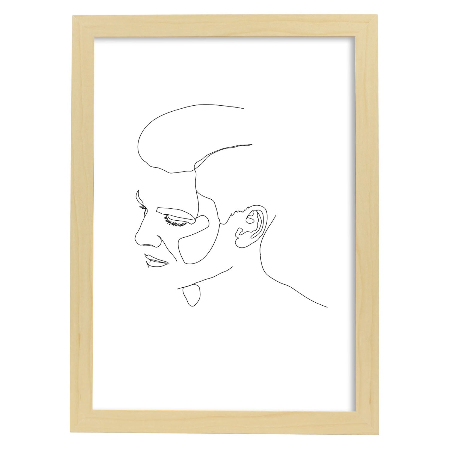 Nacnic Lámina Nórdica Rostro Masculino 6