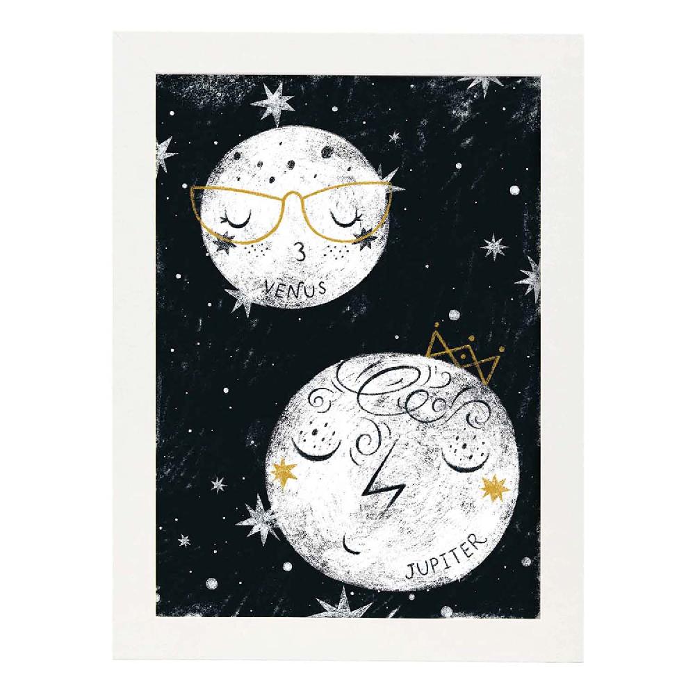 Nacnic Lámina Planetaria Estilo Nórdico Infantil