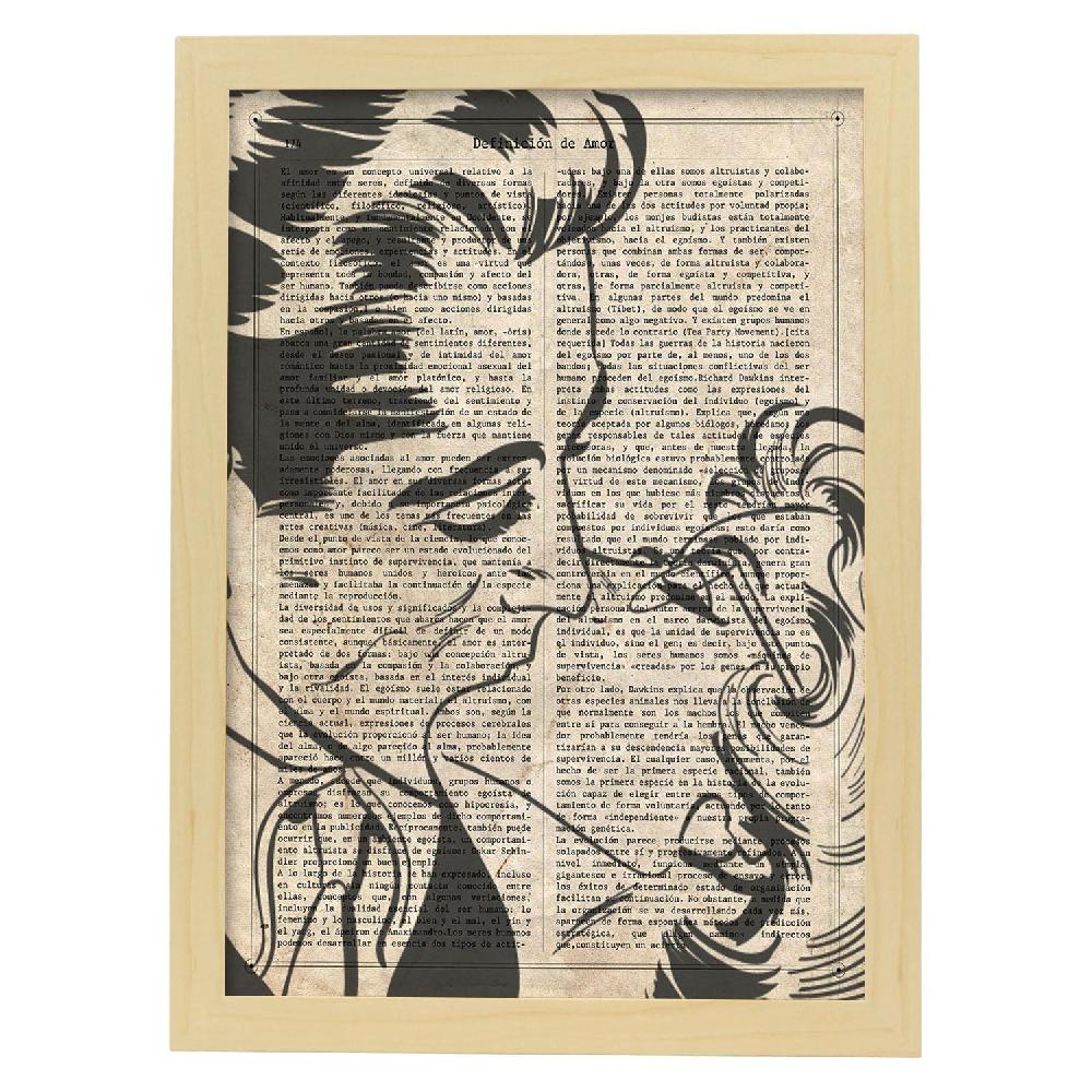 Nacnic Lámina Pop Art De Beso Colorido