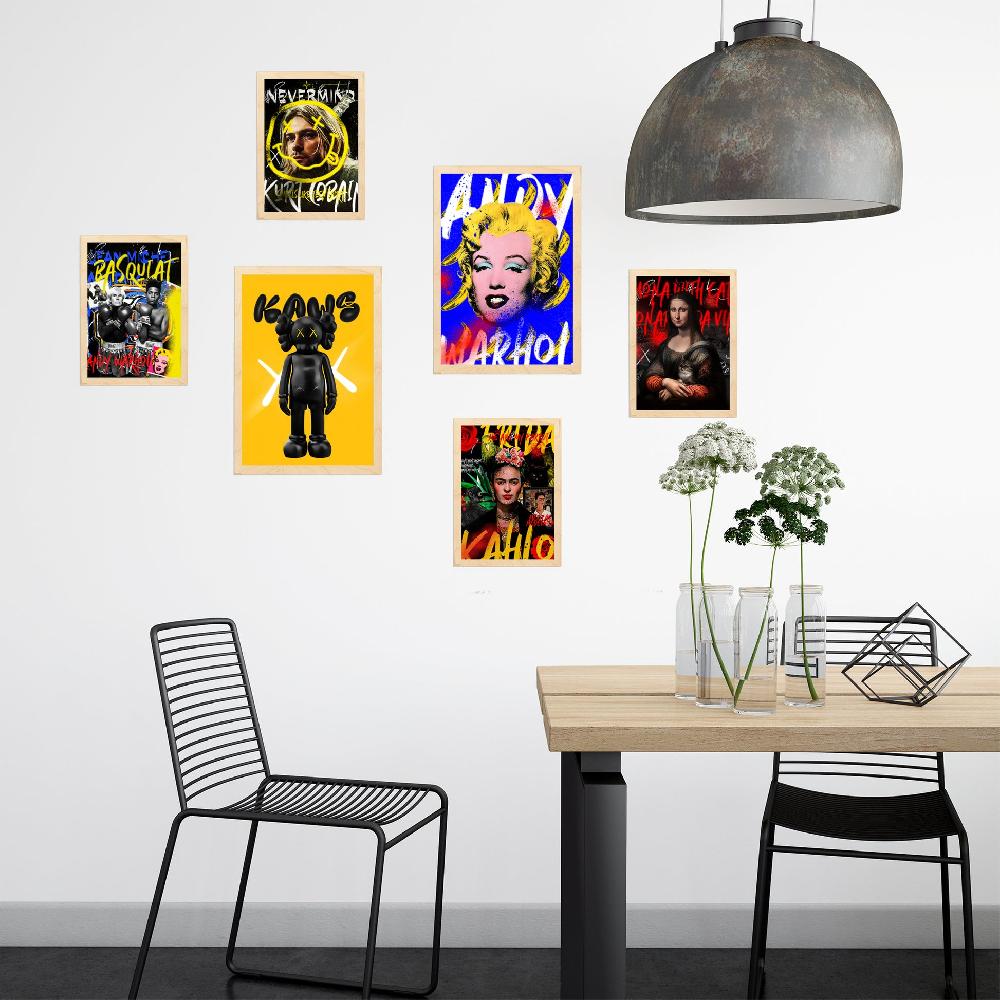 Nacnic Lamina Pop Grafiti De Celebridades Iconicas