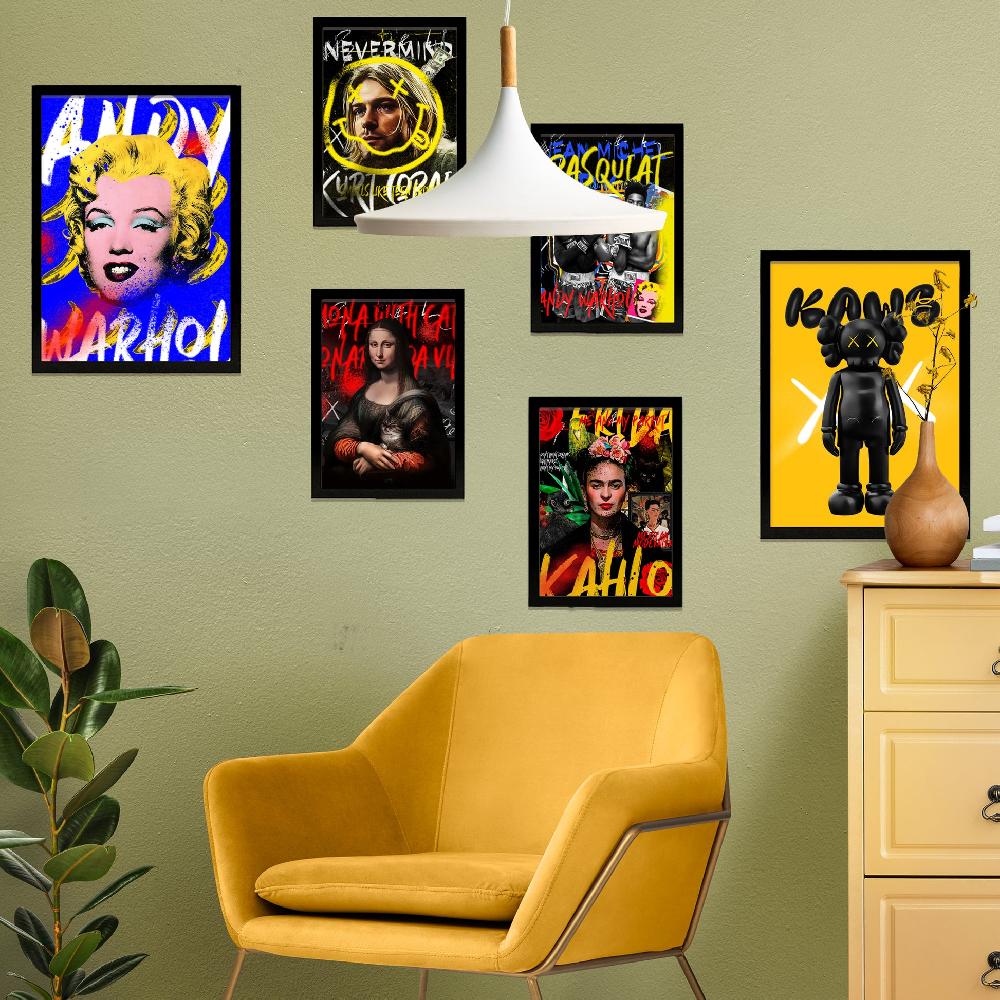 nacnic Lamina Pop Grafiti de Celebridades Iconicas