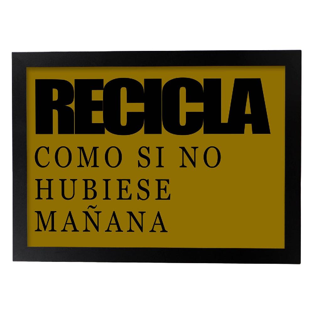 Nacnic Lámina Recicla Con Mensaje Feliz