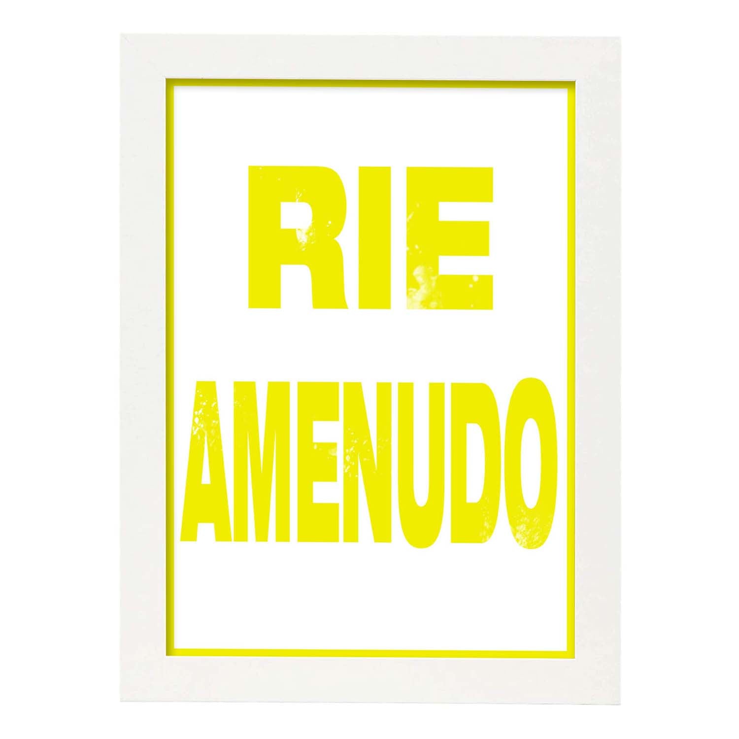 Nacnic Lámina Ríe Amenudo Con Mensaje Feliz