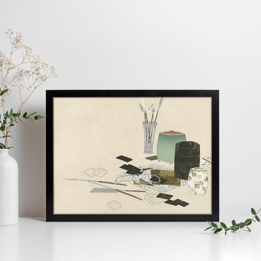 nacnic Lámina Rinpa 49 del Artista Kamisaka Sekka