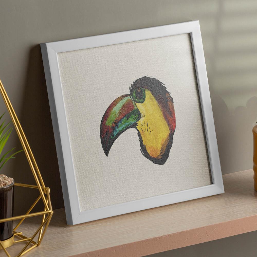 nacnic Lámina Shelpie de pájaros y periquitos