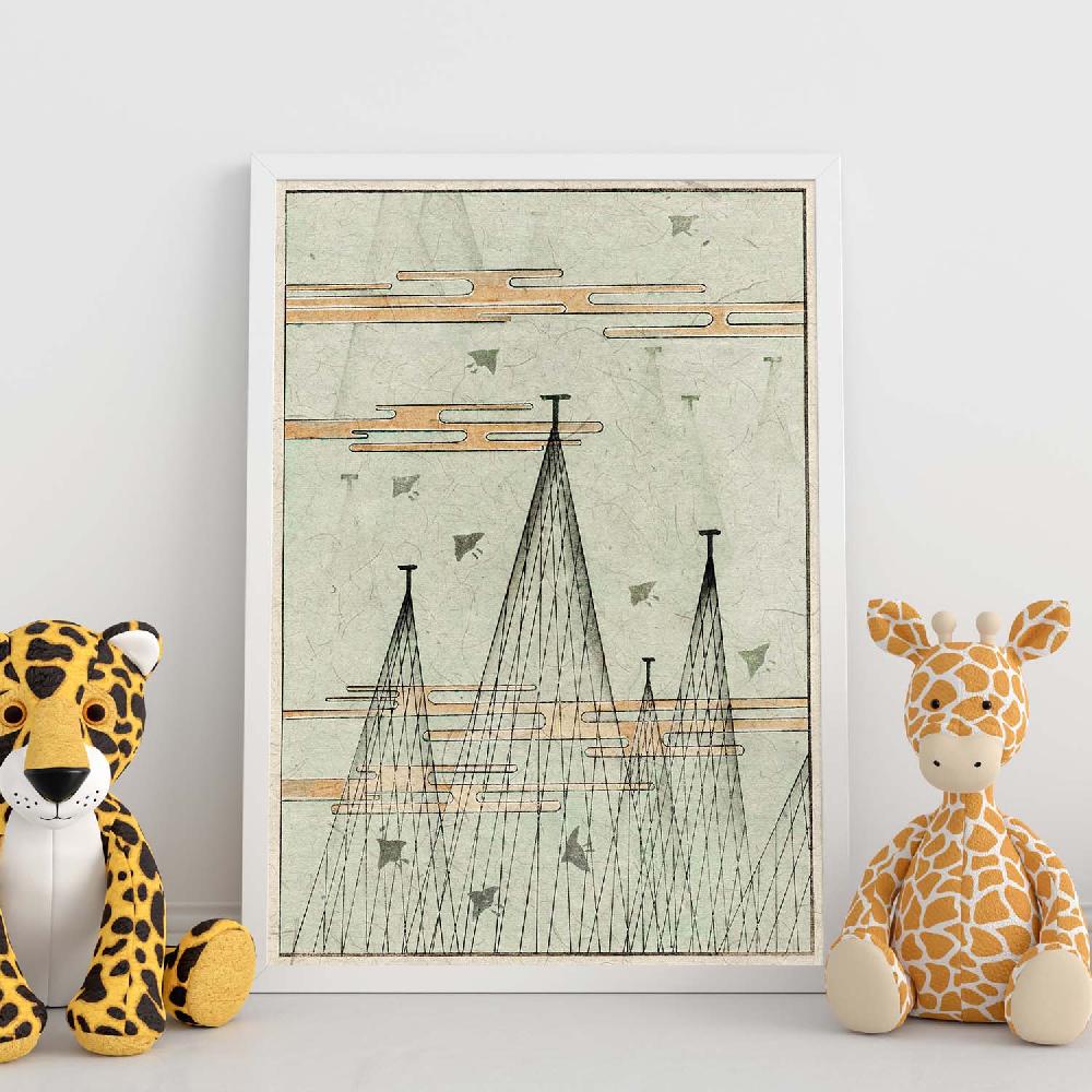 Nacnic Lámina Shin 09 De Revista Vintage Japonesa