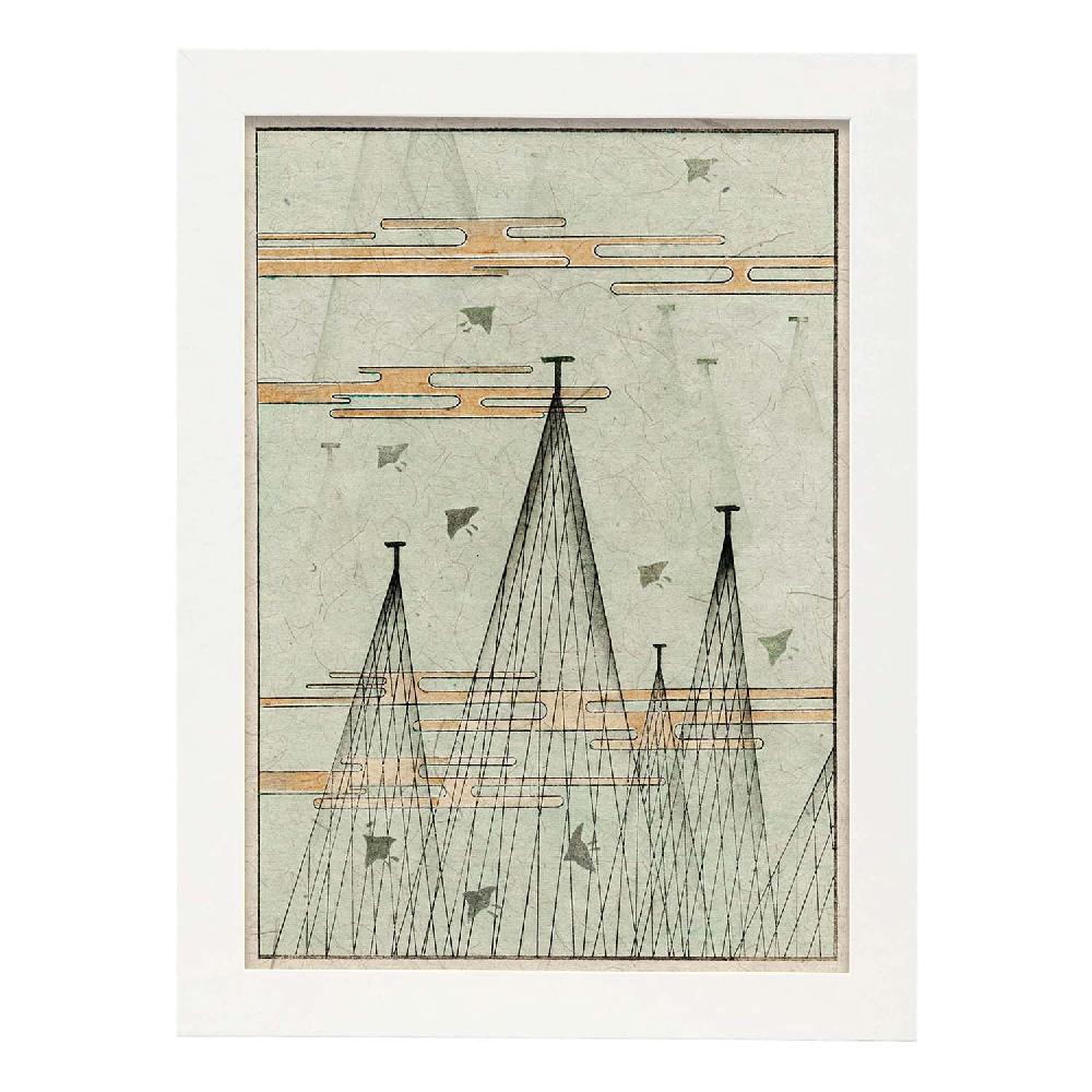 Nacnic Lámina Shin 09 De Revista Vintage Japonesa