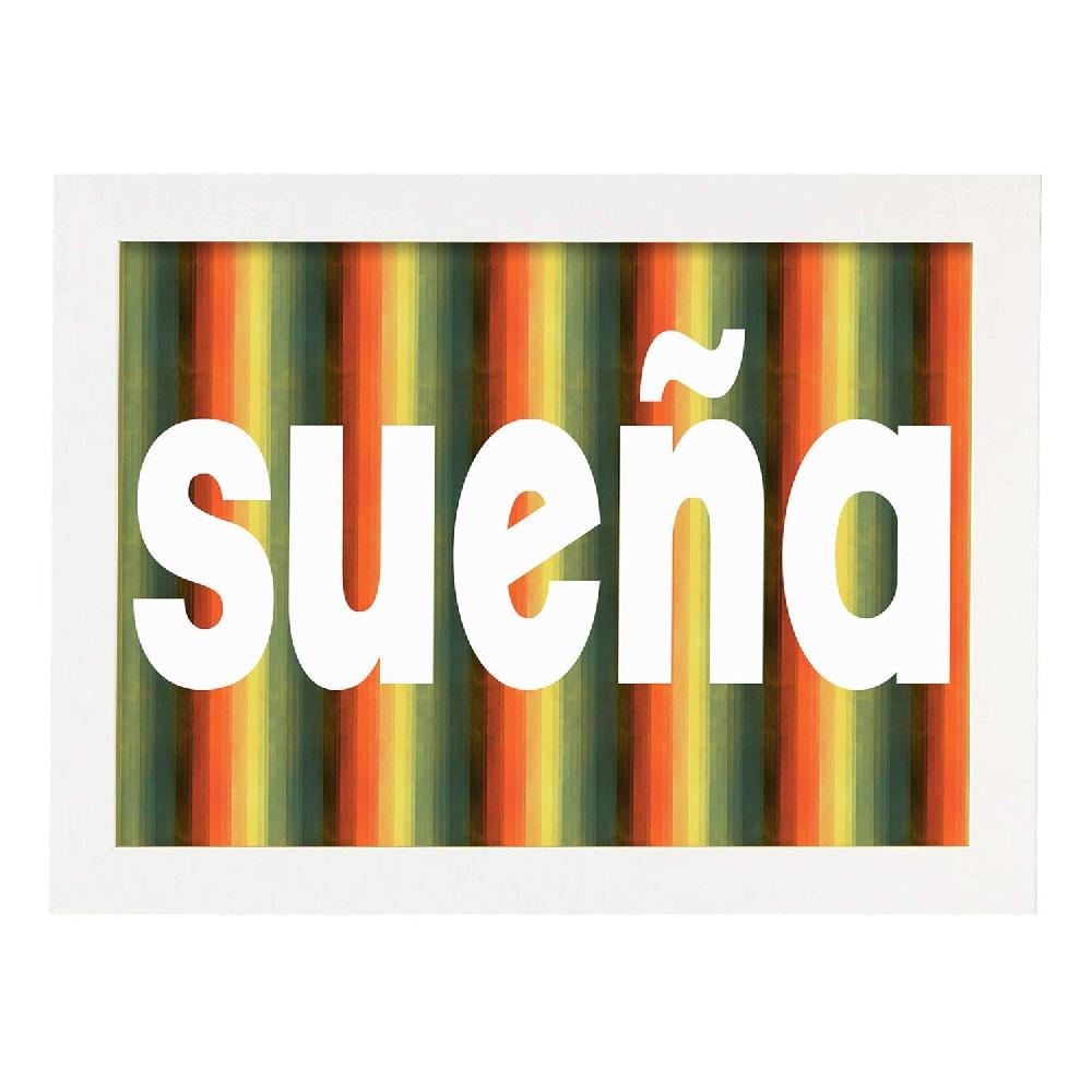 Nacnic Lámina Sueña Con Mensaje Feliz