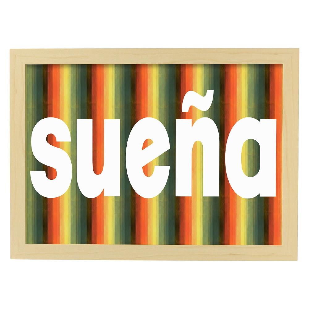 Nacnic Lámina Sueña Con Mensaje Feliz