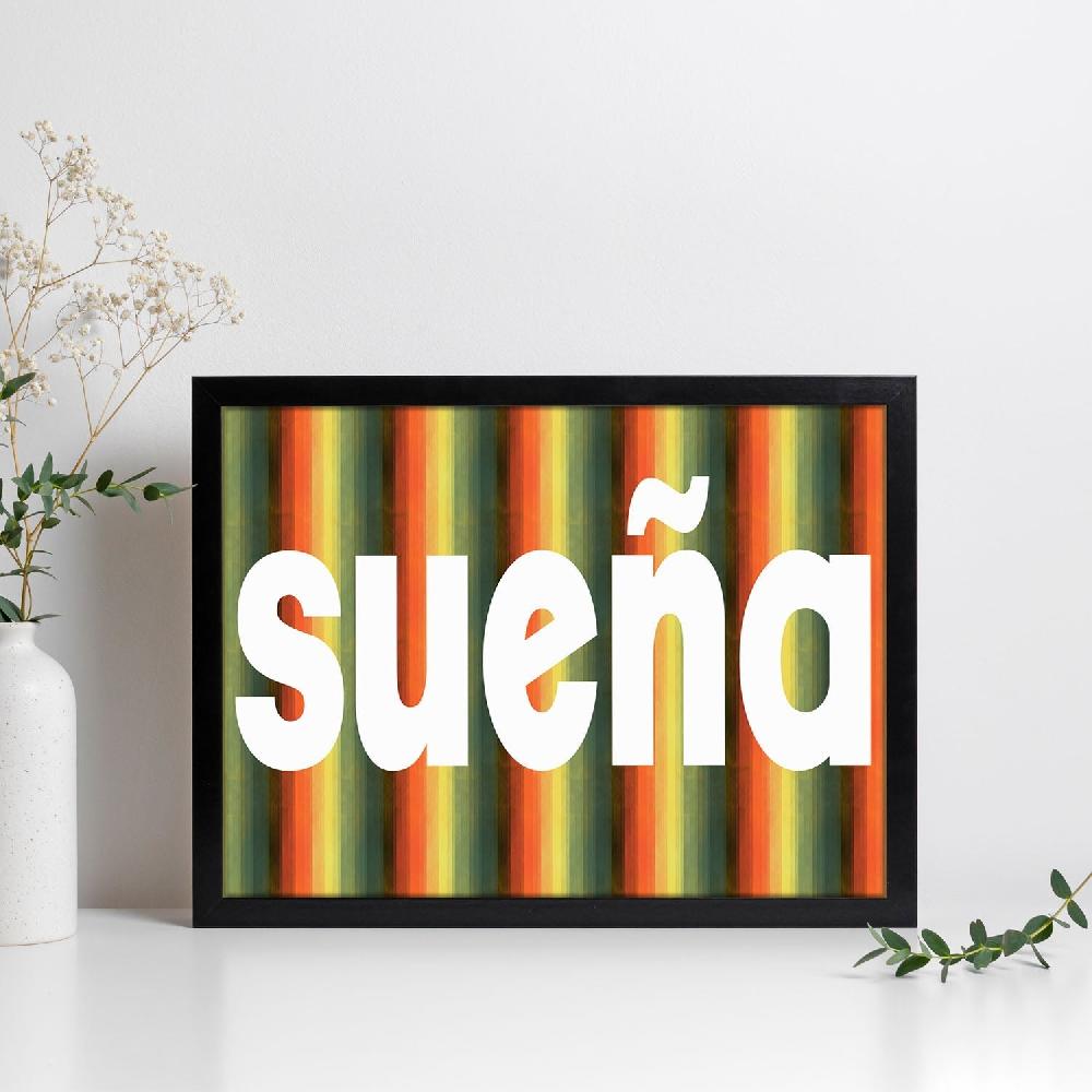 nacnic Lámina Sueña con Mensaje Feliz