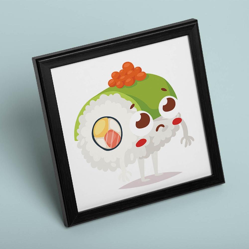 nacnic Lámina Sushi Verde y Onigiri