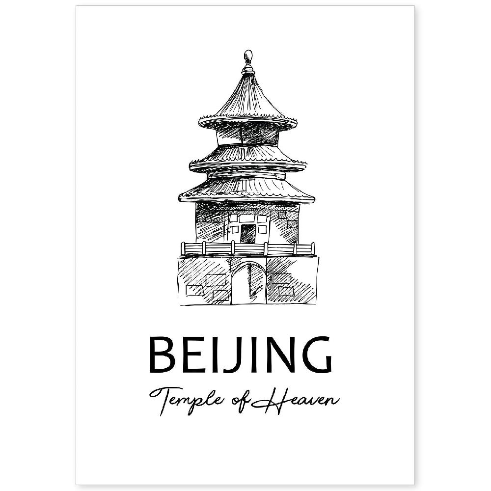 nacnic Lámina Templo del Cielo Beijing
