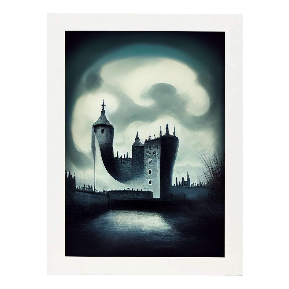 Nacnic Nacnic Lámina Torre De Londres Optimista Estilo T. Burton