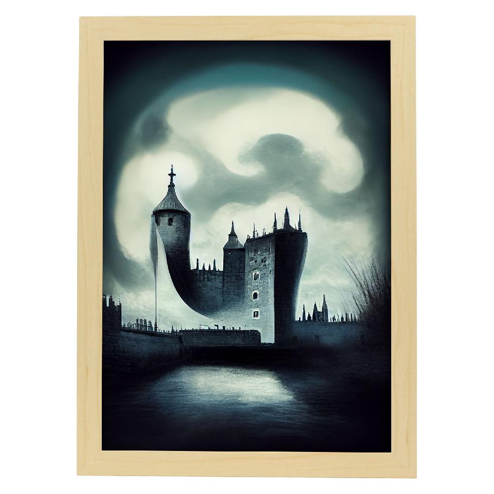 Nacnic Nacnic Lámina Torre De Londres Optimista Estilo T. Burton