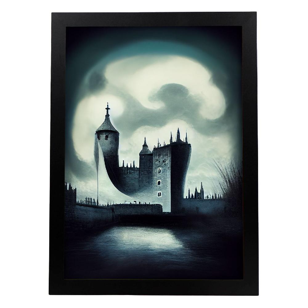 nacnic Nacnic Lámina Torre de Londres Optimista estilo T. Burton