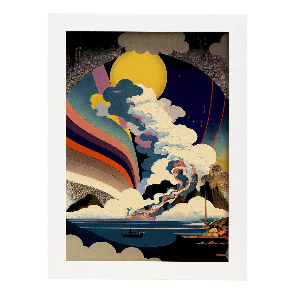 Nacnic Nacnic Lámina Ukiyo 23 Abstracta Y Surrealista