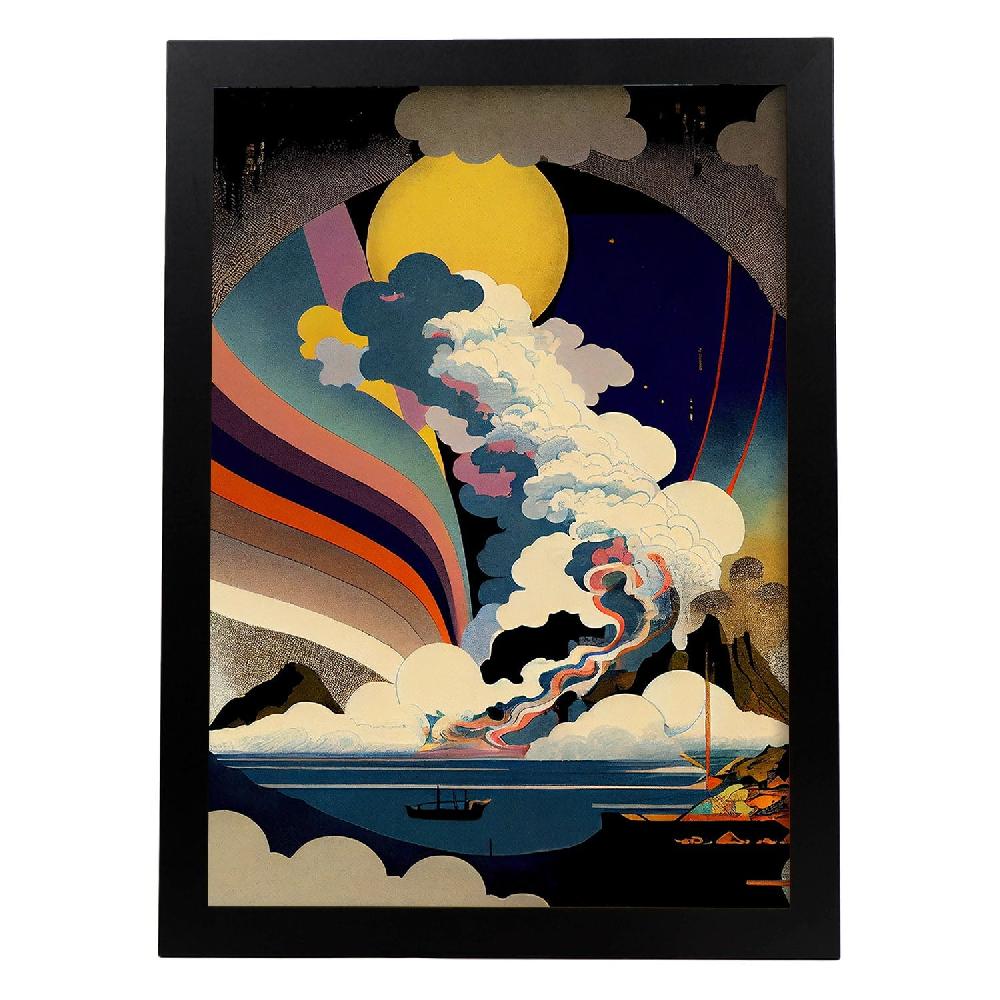 nacnic Nacnic Lámina Ukiyo 23 Abstracta y Surrealista