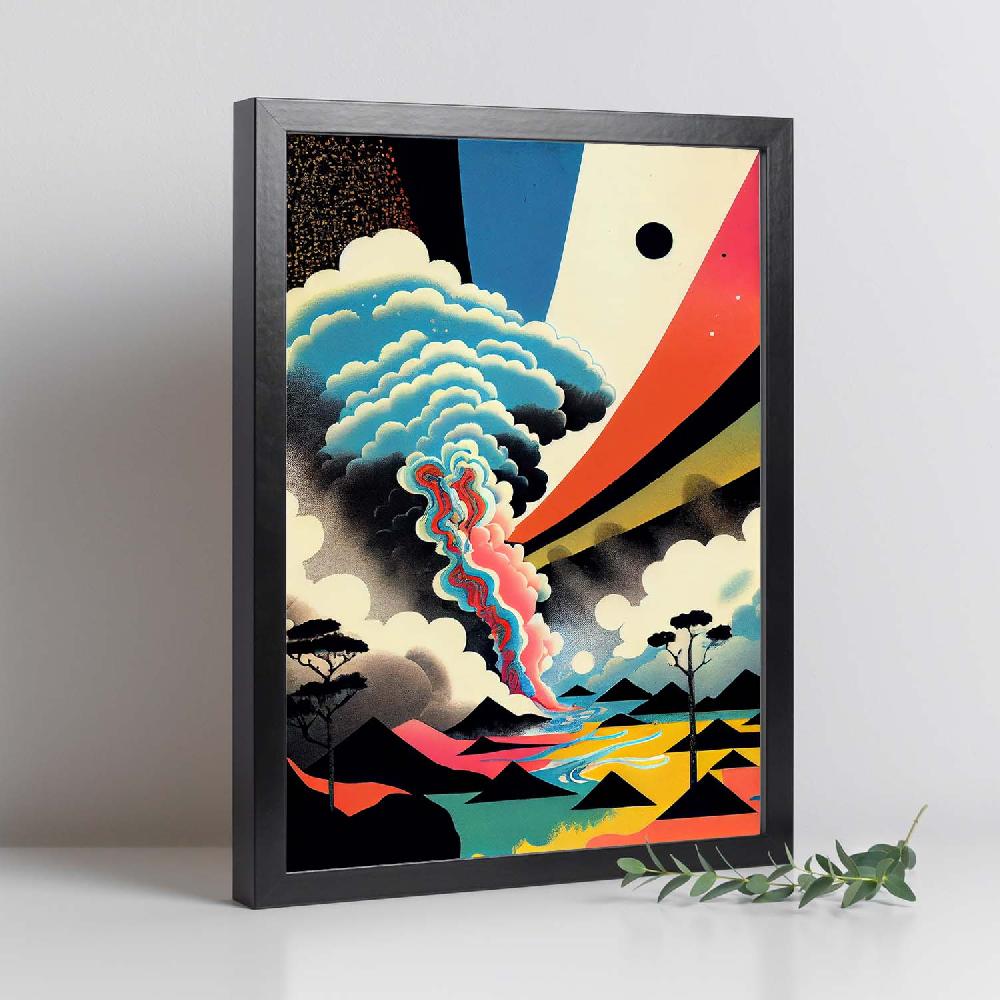 Nacnic Nacnic Lámina Ukiyo 29 Arte Abstracto Surrealista