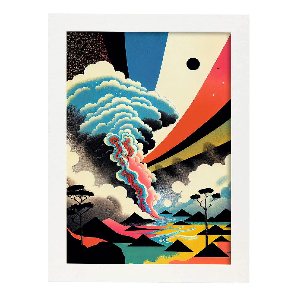 Nacnic Nacnic Lámina Ukiyo 29 Arte Abstracto Surrealista