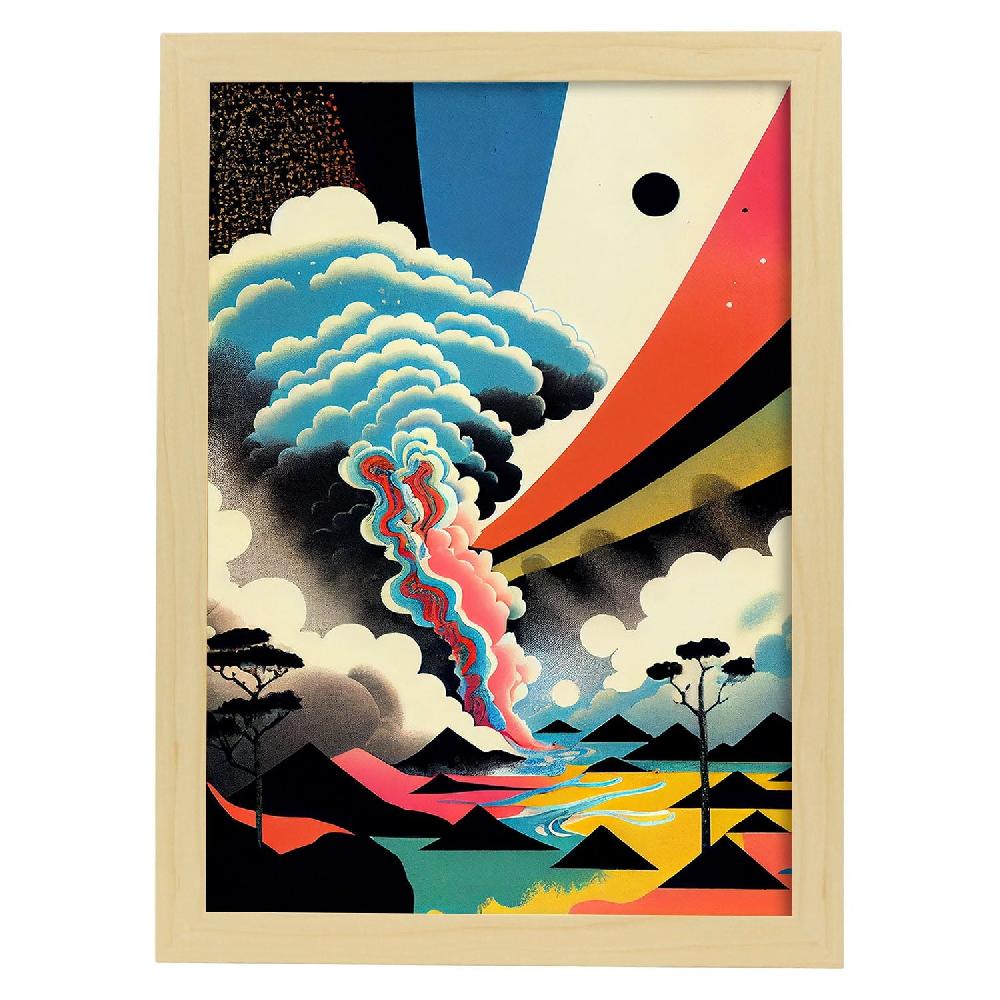 Nacnic Nacnic Lámina Ukiyo 29 Arte Abstracto Surrealista